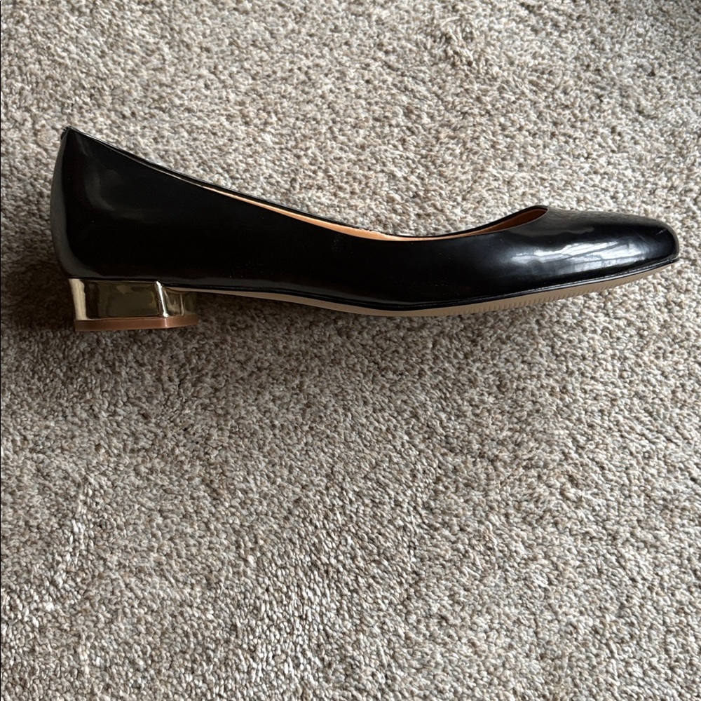 J. Crew Women's Glossy Black Flats - Picture 2 of 8